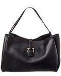 Ferragamo Medium Flap Leather Tote