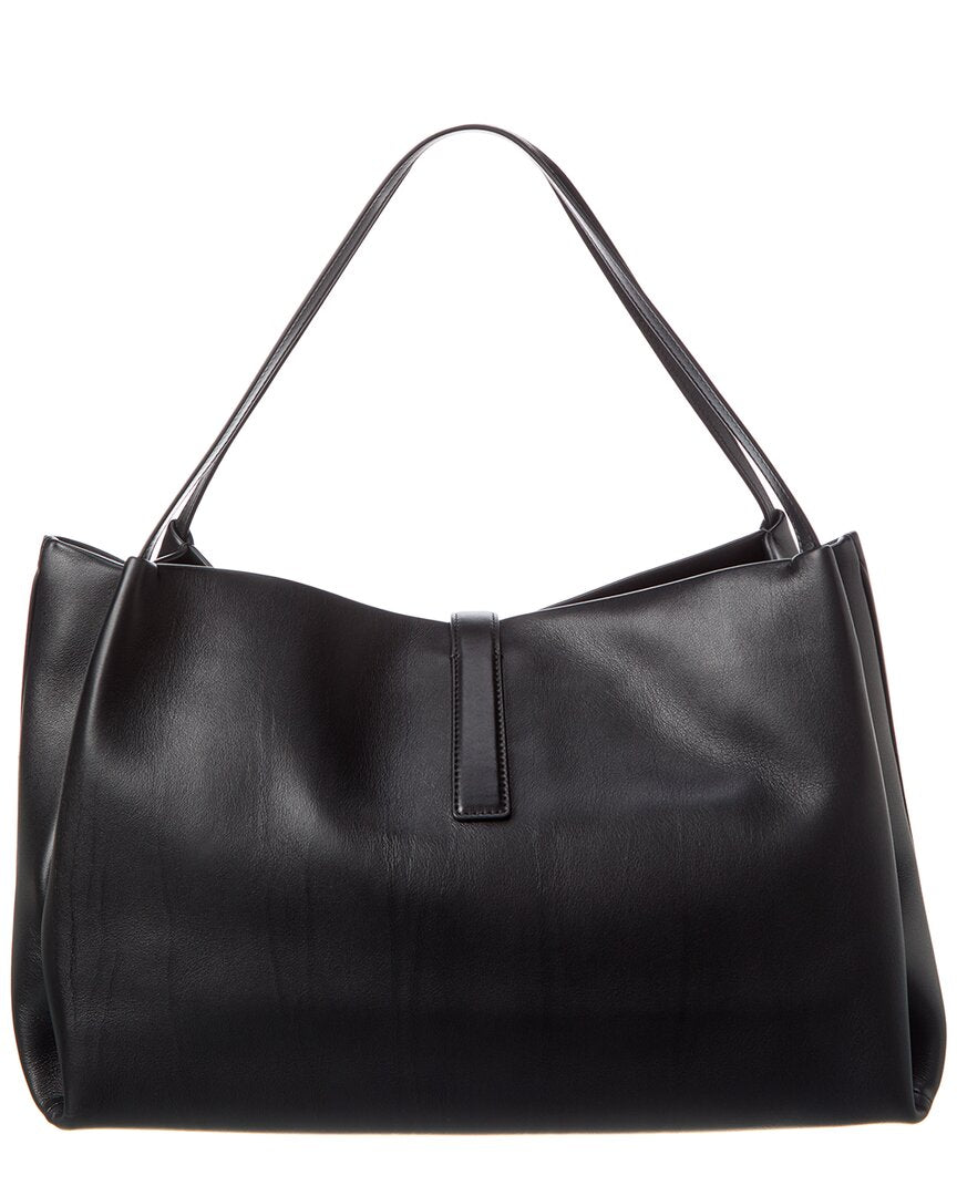 Ferragamo Medium Flap Leather Tote
