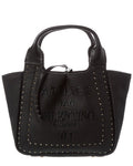 Valentino Atelier Canvas & Leather Tote (   ) Black ONE SIZE