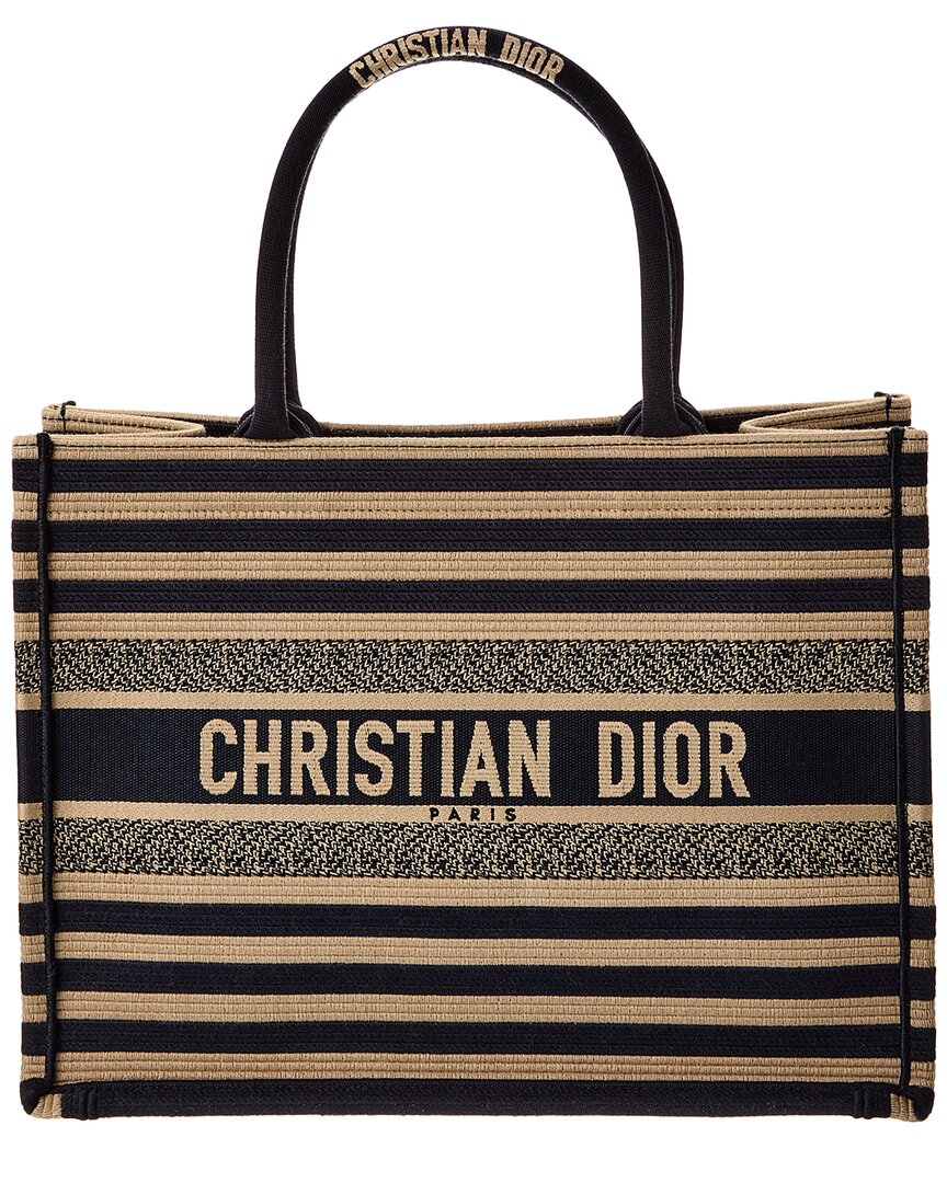Dior Book Large Tote Blue ONE SIZE