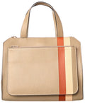 Valextra Passepartout Medium Leather Tote Brown Multi ONE SIZE