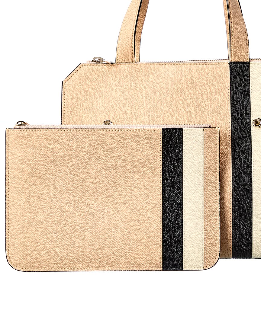 Valextra Passepartout Medium Leather Tote