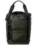 Mulberry Nylon & Leather Tote Green ONE SIZE