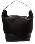 Toteme Wool & Leather Tote Black ONE SIZE