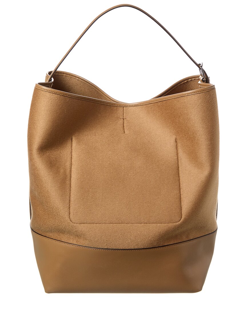 Toteme Wool & Leather Tote