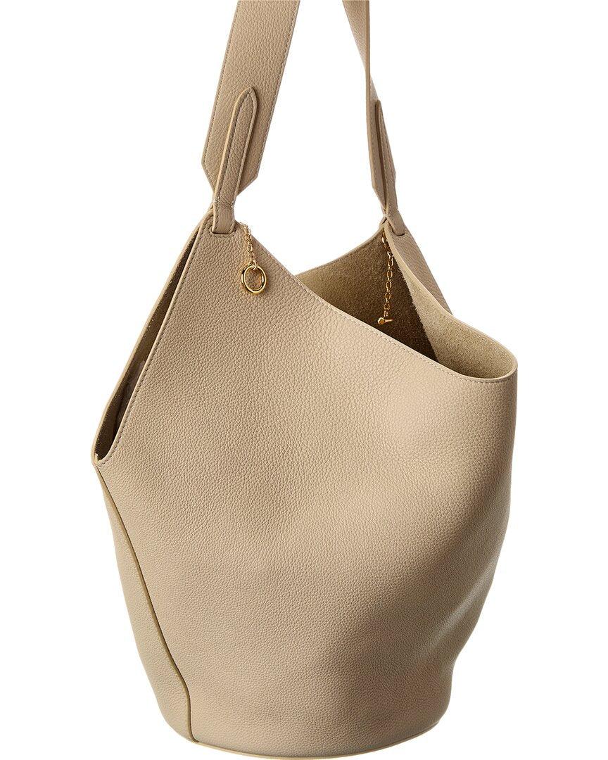 Khaite Lotus Small Leather Tote