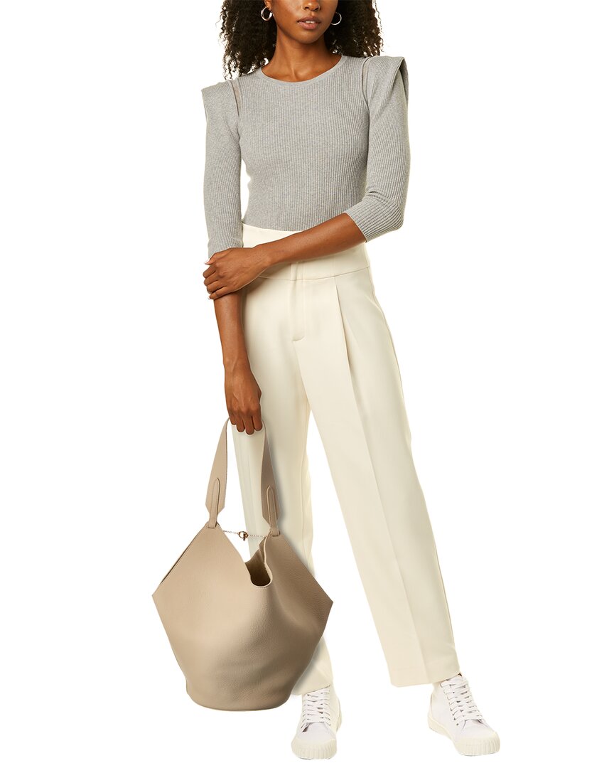 Khaite Lotus Small Leather Tote