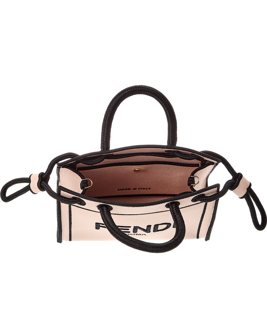 Fendi Roma Mini Canvas Tote (Authentic  )