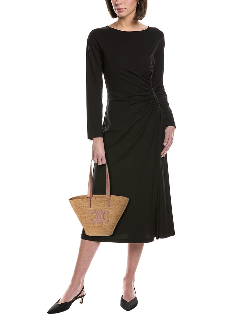 Celine Classic Panier Raffia & Leather Tote
