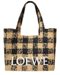 Loewe Font Large Raffia Tote