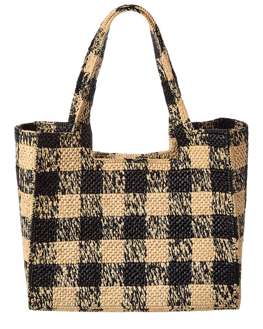 Loewe Font Large Raffia Tote