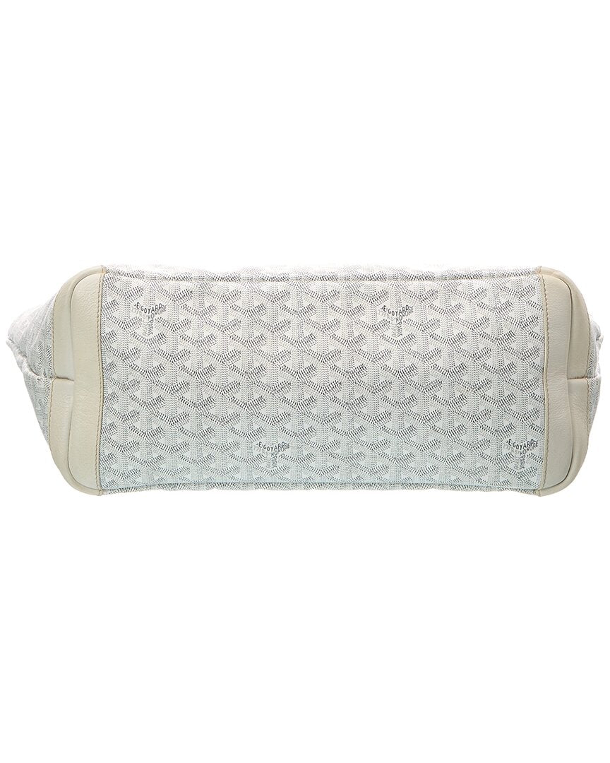 Goyard White Goyardine Coated Canvas Artois Mm (Authentic  )