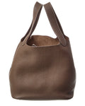 Hermès Etoupe Clemence Picotin 22 (Authentic  )