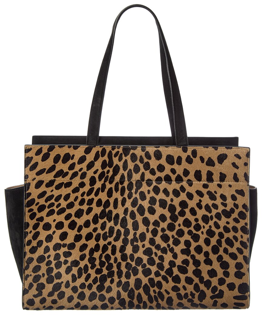 Khaite Simona Haircalf & Leather Tote