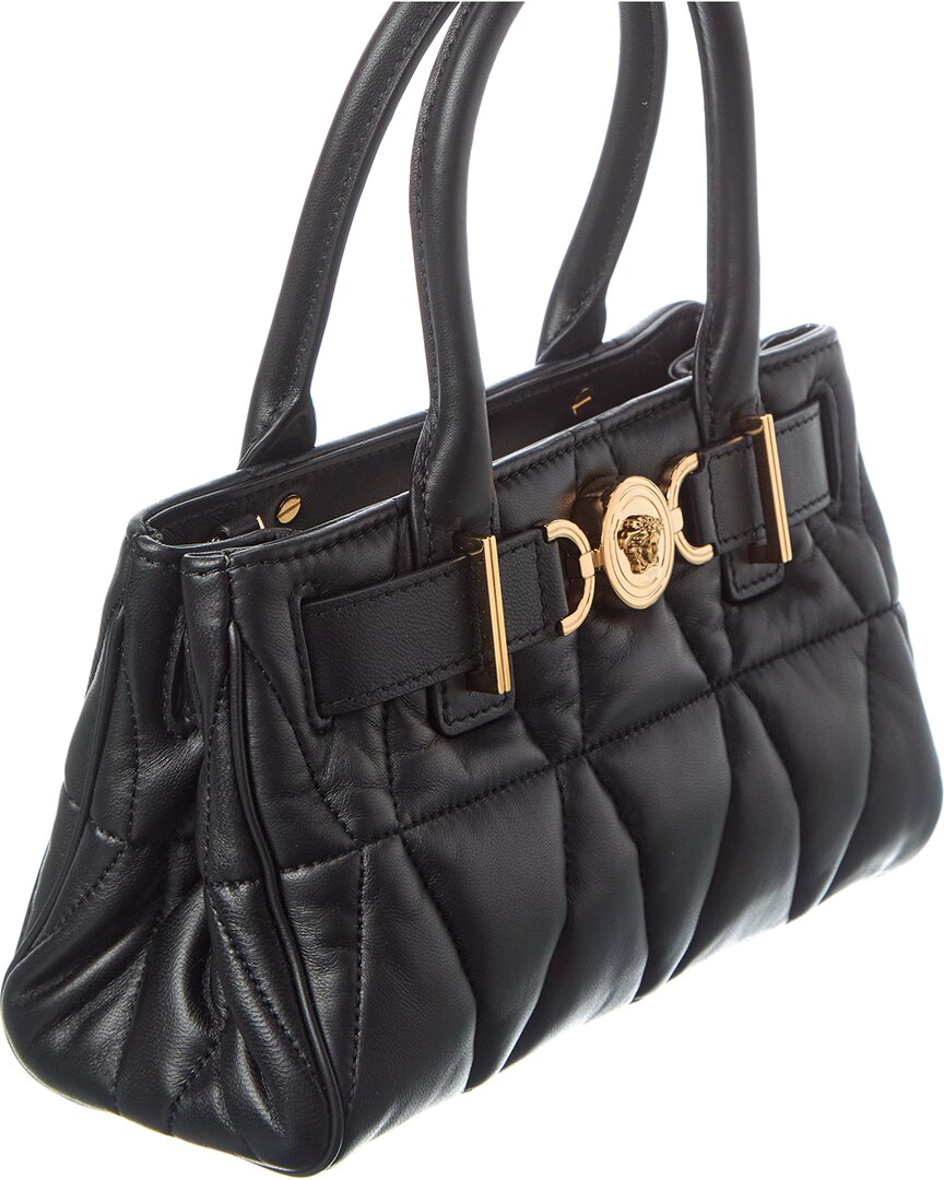 Versace Medusa Quilted Leather Tote