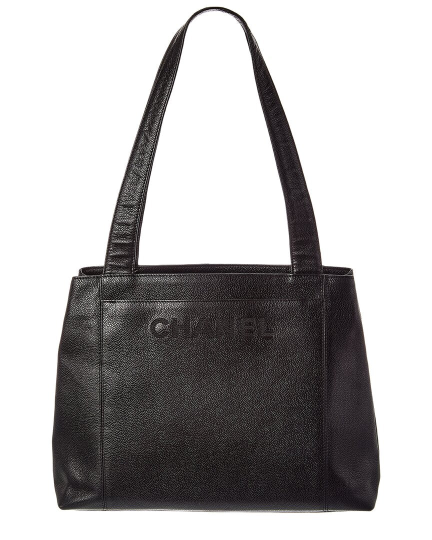 Chanel Black Caviar Leather Tote (Authentic  )