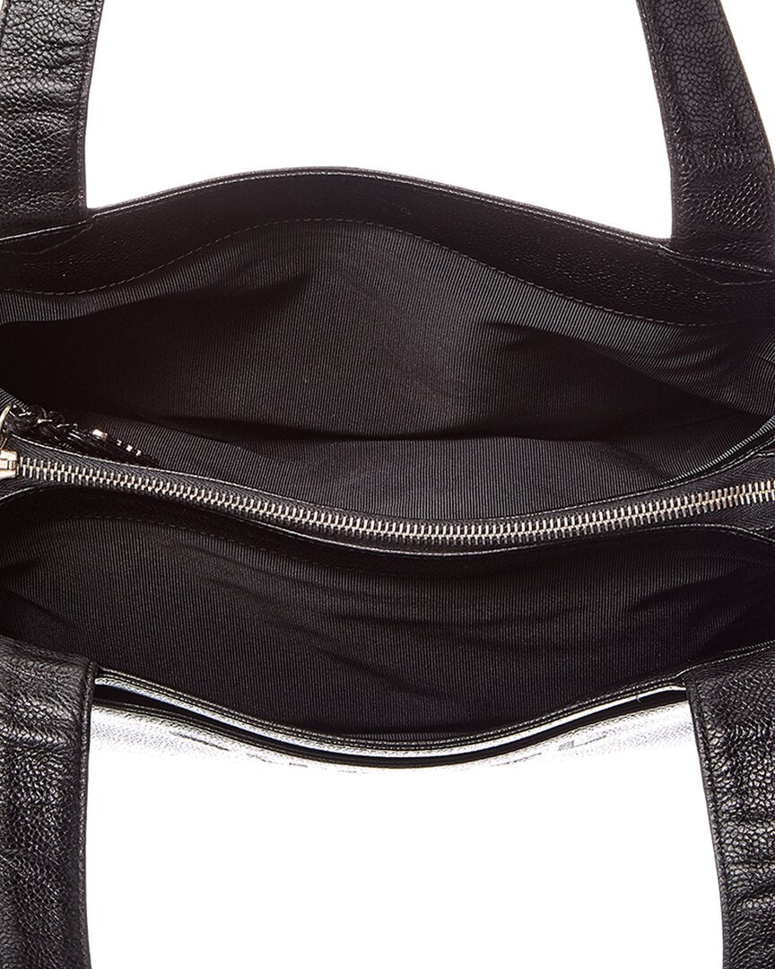 Chanel Black Caviar Leather Tote (Authentic  )
