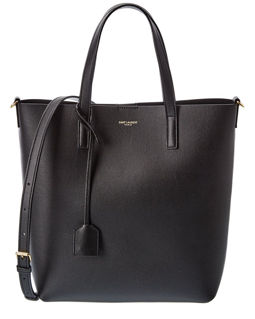 Saint Laurent Toy N/S Leather Shopper Tote