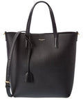 Saint Laurent Toy N/S Leather Shopper Tote