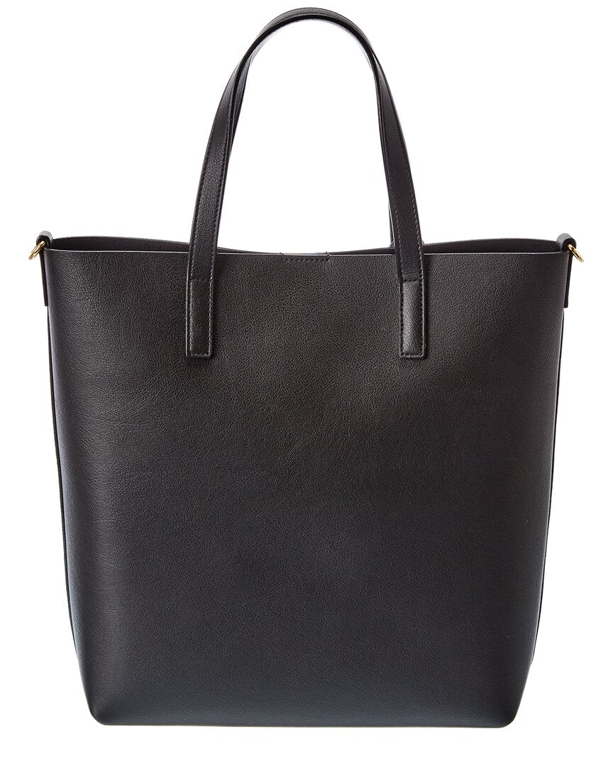 Saint Laurent Toy N/S Leather Shopper Tote