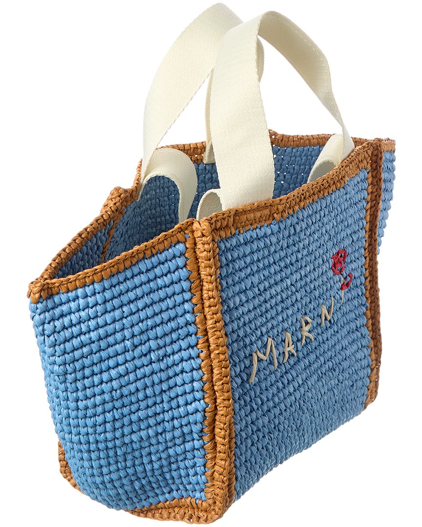 Marni Macrame Sillo Small Shopper Tote