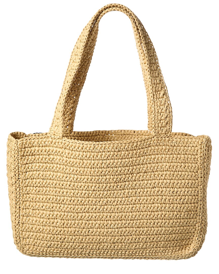 Valentino Viva Medium Raffia Tote