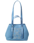 Off-White™ East West Small Denim & Leather Tote