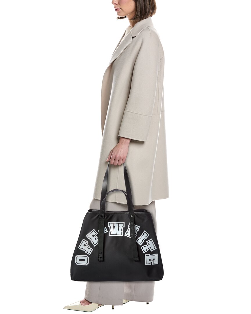 Off-White™ East West Large Leather-Trim Tote