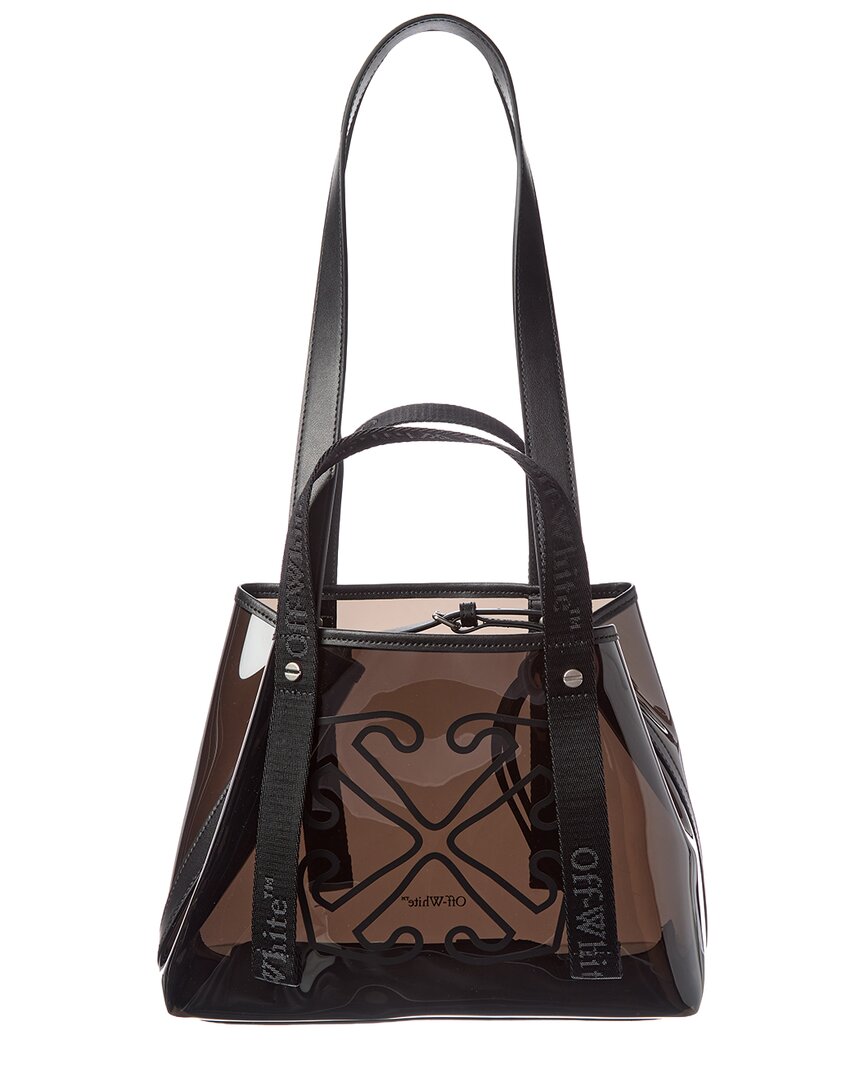 Off-White™ East West Small Vinyl & Leather Tote