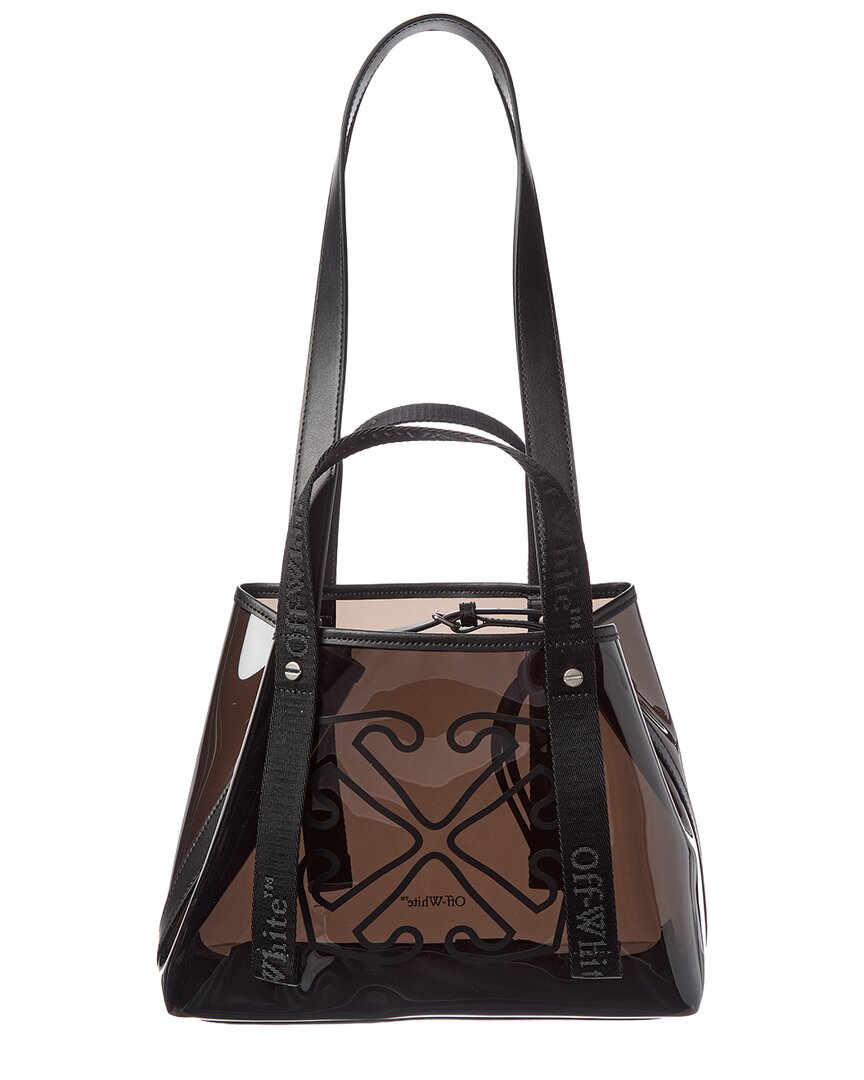 Off-White™ East West Small Vinyl & Leather Tote