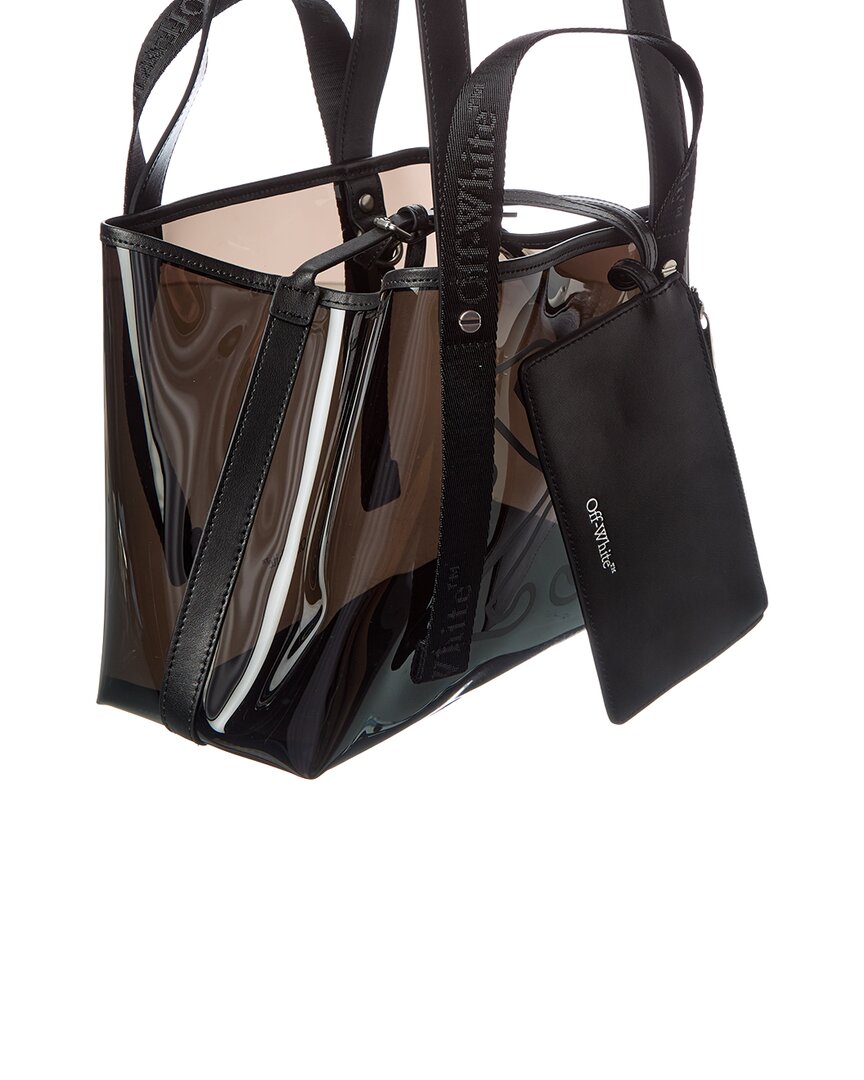 Off-White™ East West Small Vinyl & Leather Tote