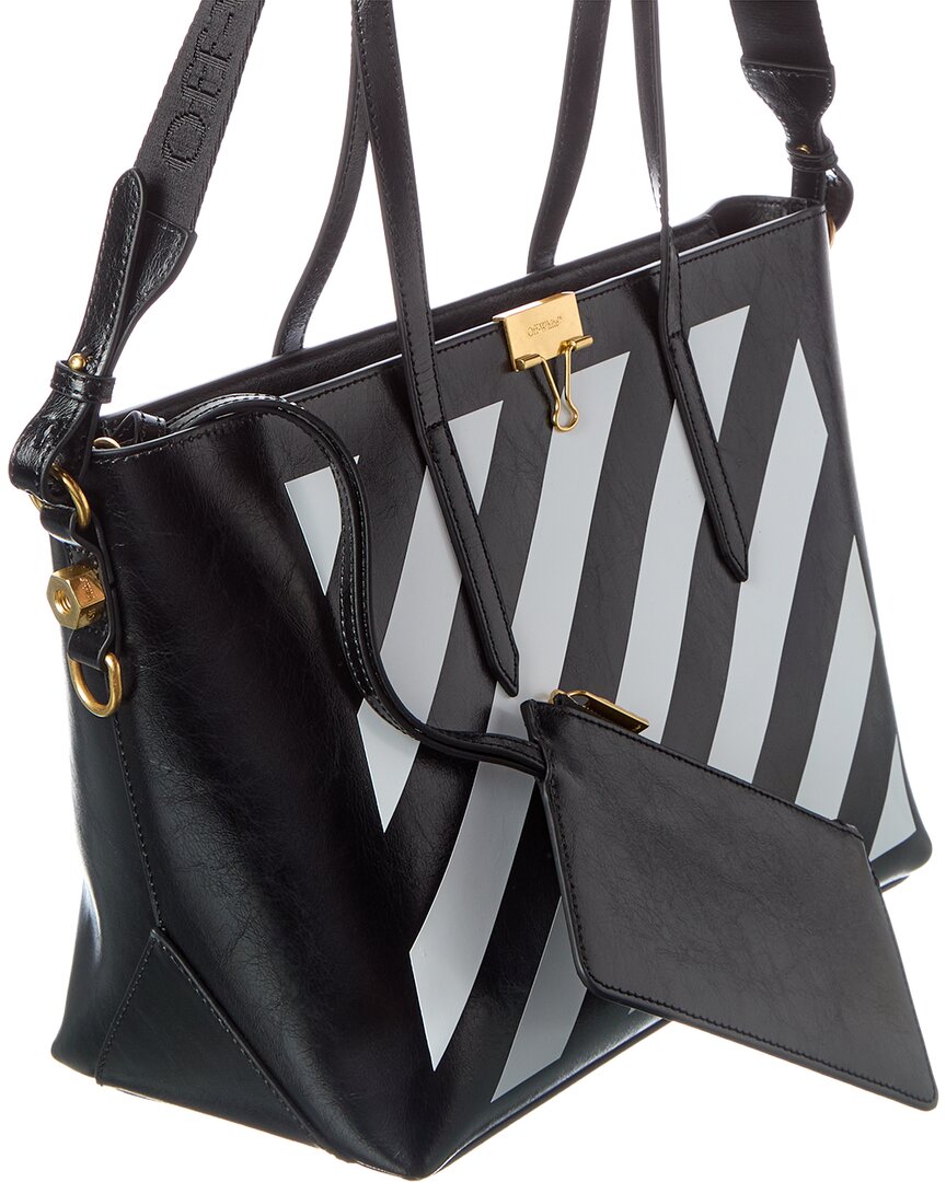 Off-White™ Diagonal Leather Tote