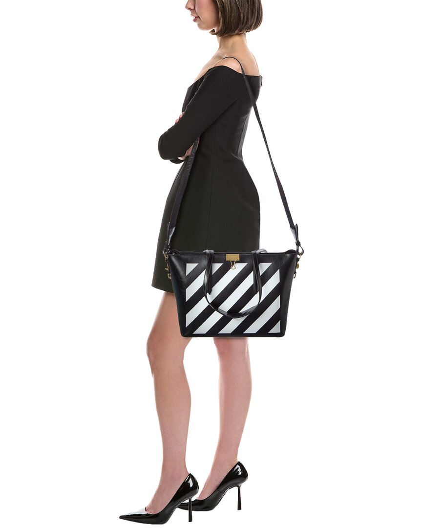 Off-White™ Diagonal Leather Tote