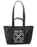 Off-White™ East West Small Leather-Trim Tote