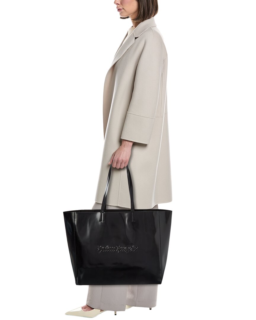 Palm Angels Shiny Palm Medium Shopping Tote