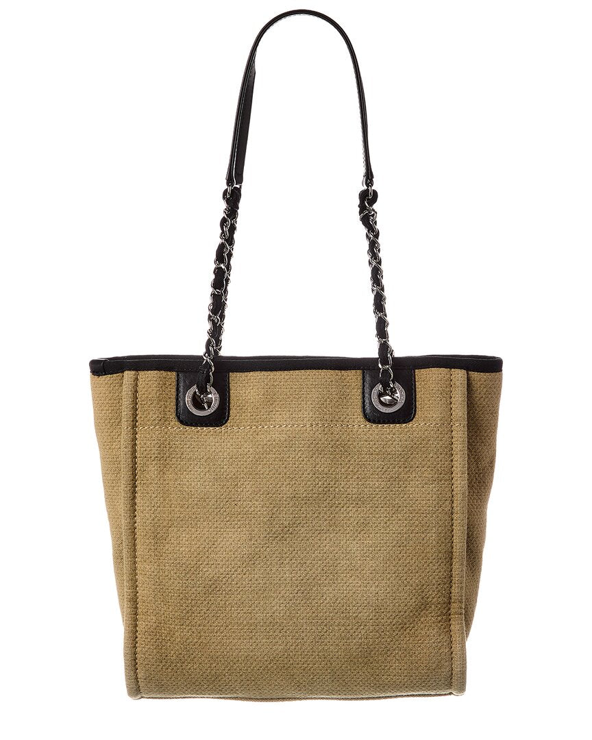 Chanel Deauville Pm Monogram Canvas Deauville Pm (Authentic  )