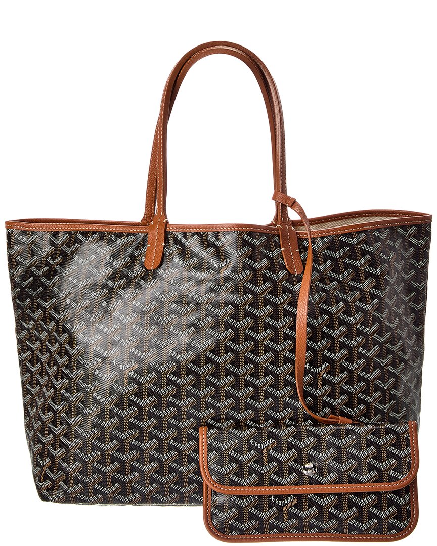 Goyard Black Goyardine Coated Canvas Saint Louis Pm (Authentic  )
