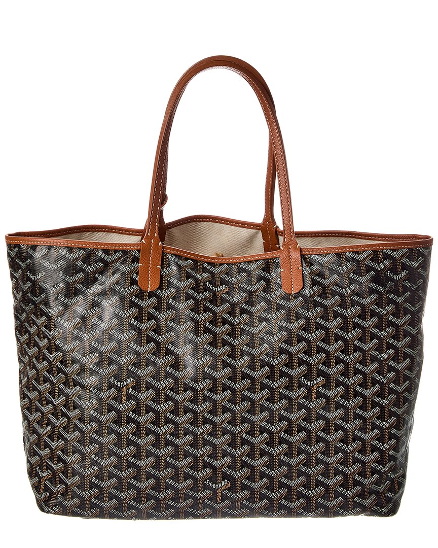 Goyard Black Goyardine Coated Canvas Saint Louis Pm (Authentic  )