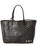 Goyard Black Goyardine Coated Canvas Saint Louis Gm (Authentic  )