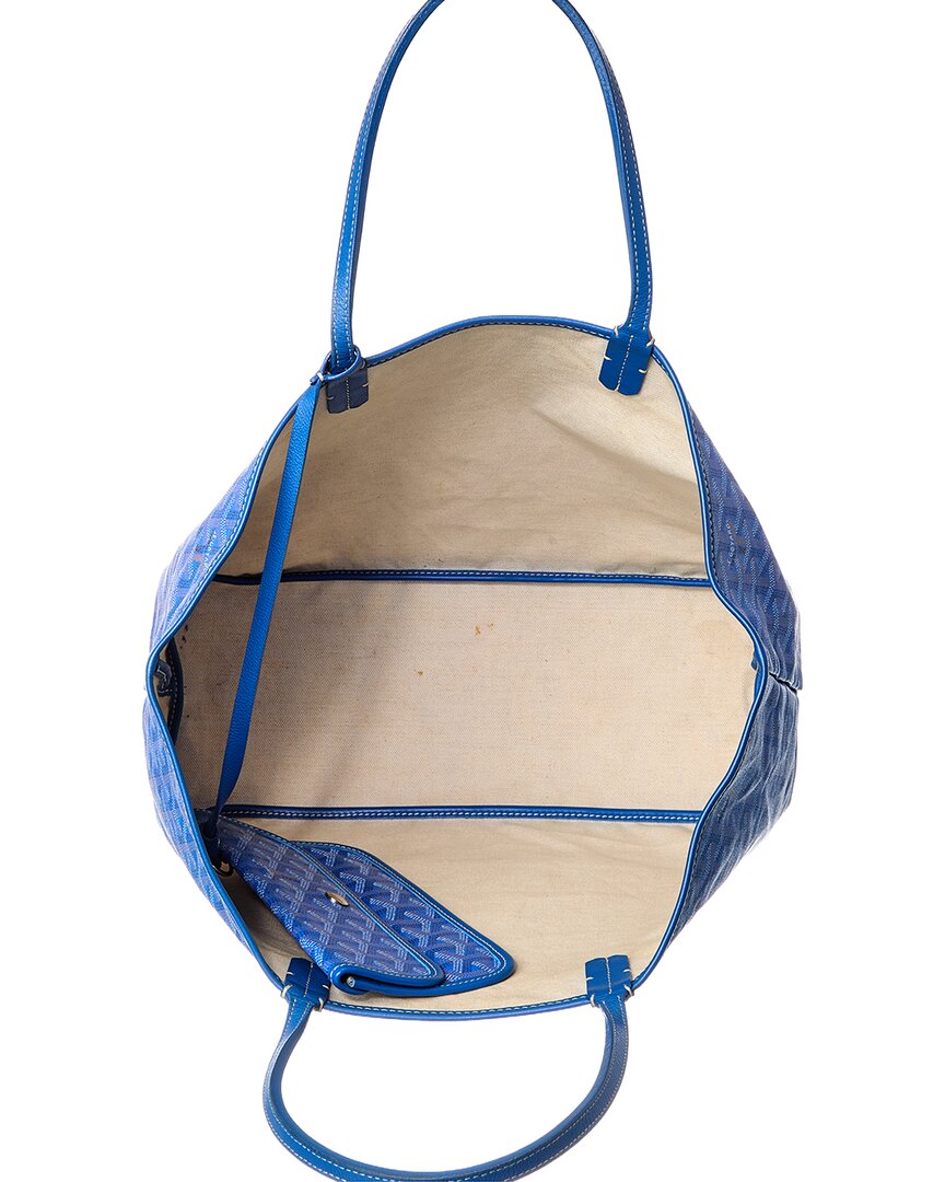Goyard Sky Blue Goyardine Coated Canvas Saint Louis Pm (Authentic  )