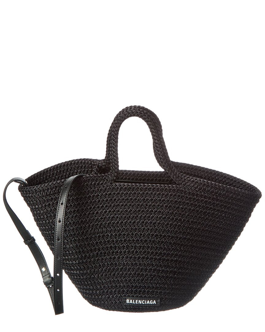Balenciaga Ibza Nylon Basket Tote