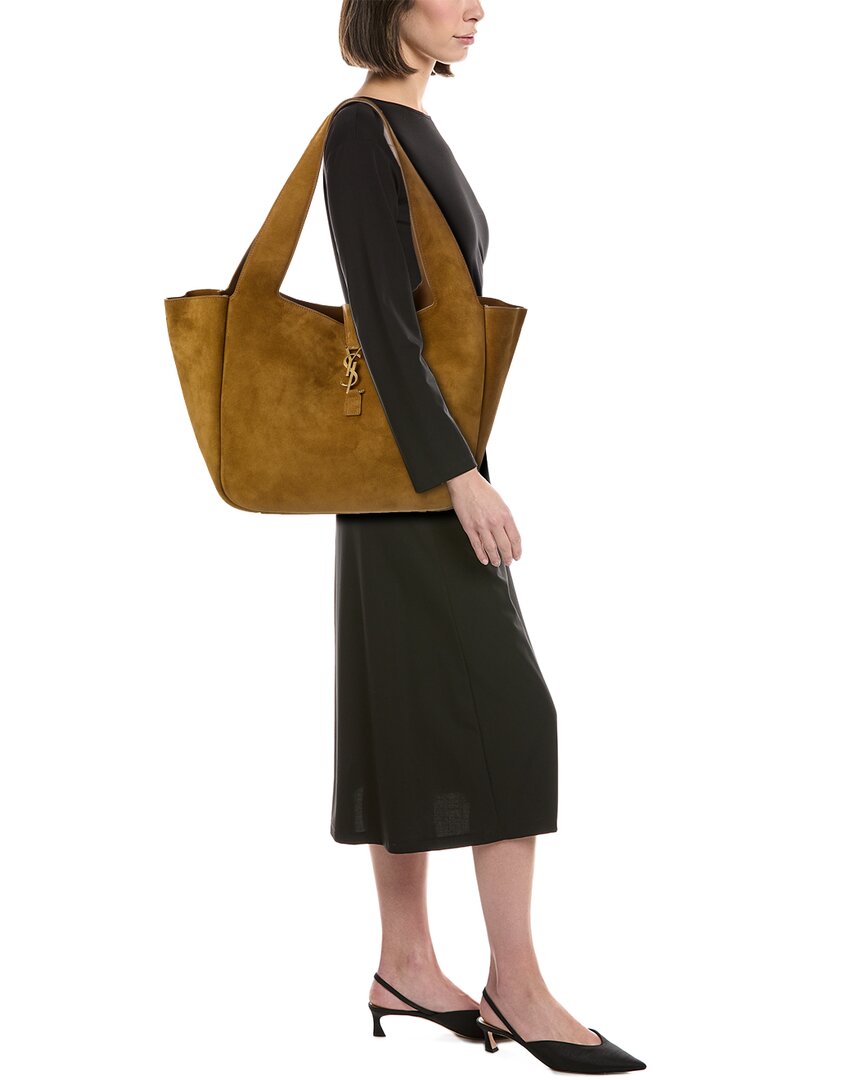 Saint Laurent Le 5 A 7 Bea Suede Tote