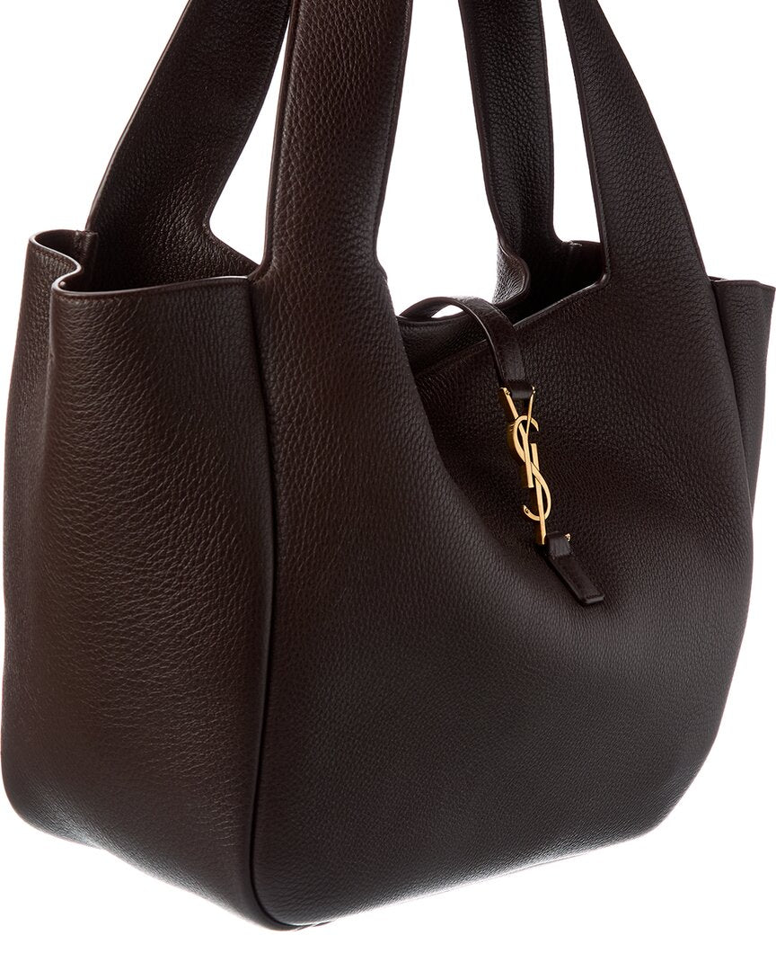 Saint Laurent Le 5 A 7 Bea Leather Tote