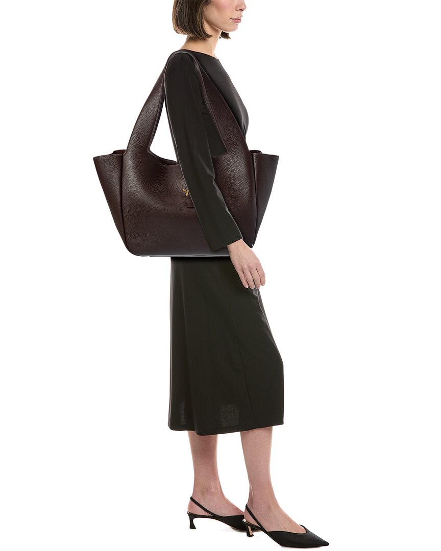 Saint Laurent Le 5 A 7 Bea Leather Tote