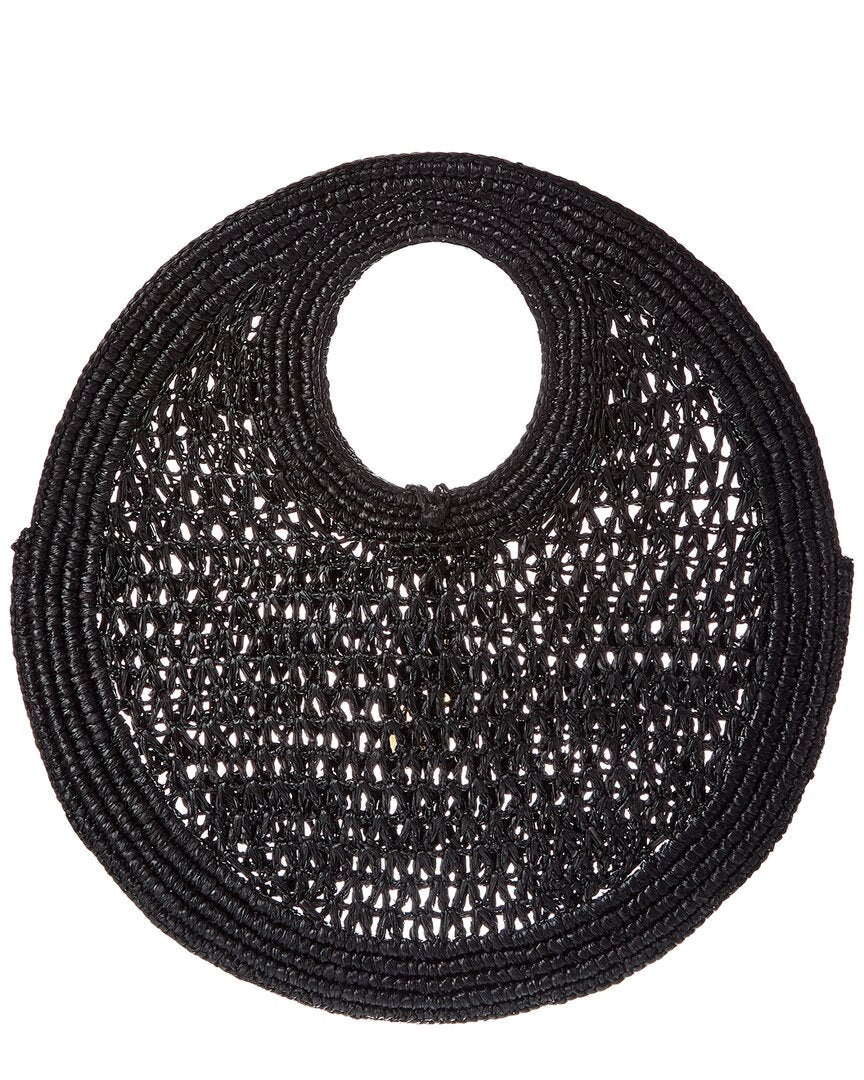Jacquemus Spiaggia Small Raffia Round Tote