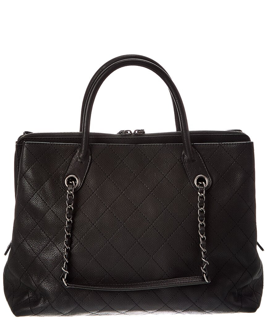 Chanel Black Caviar Leather Urban Tote (   )