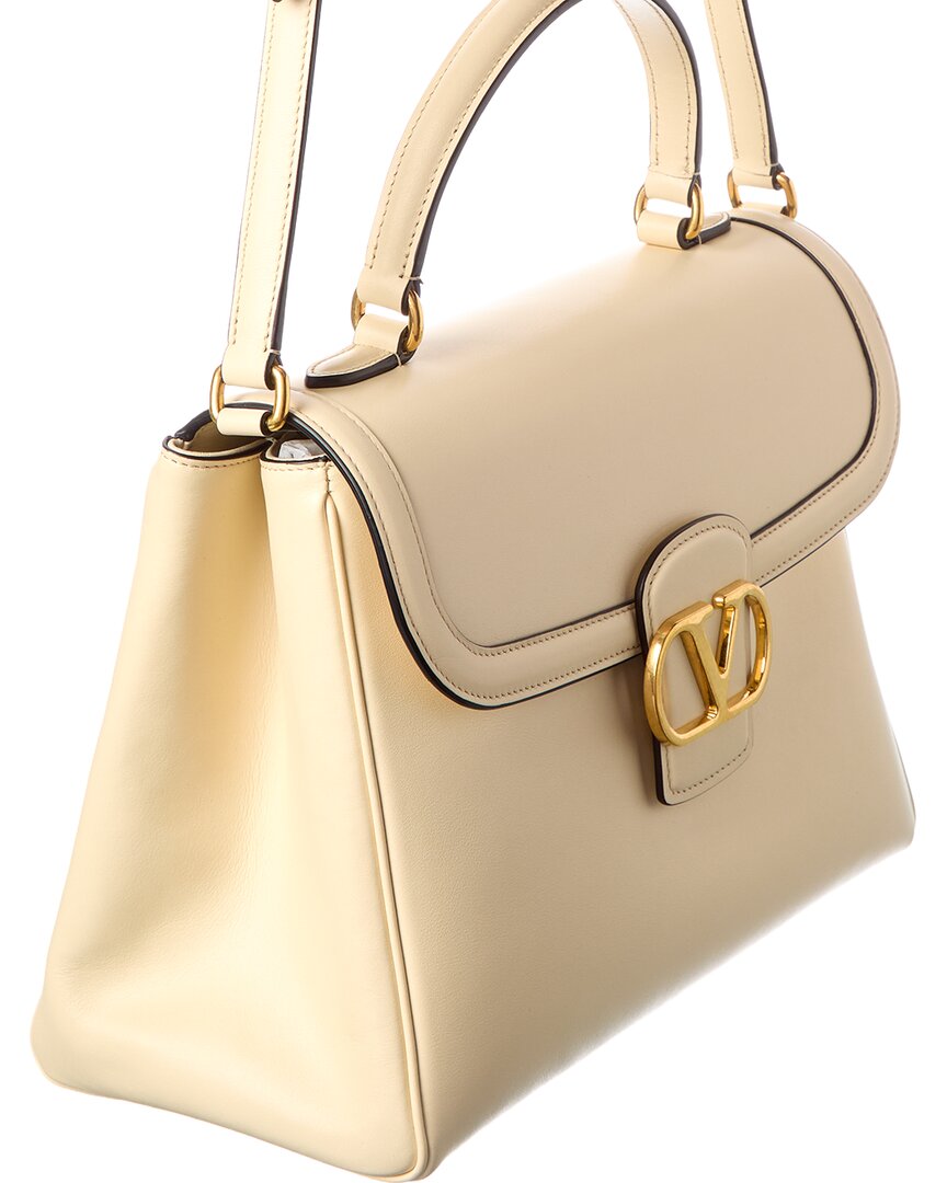 Valentino Vlogo Signature Leather Satchel