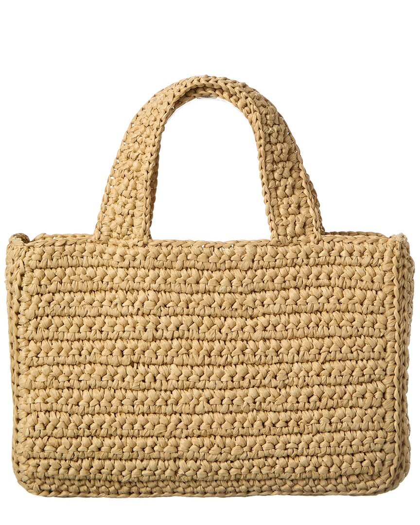 Valentino Viva Small Raffia Tote