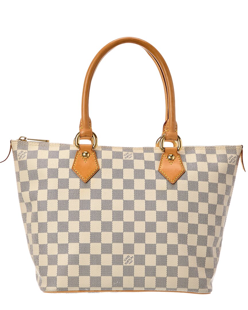 Louis Vuitton White Damier Azur Saleya Pm (   )