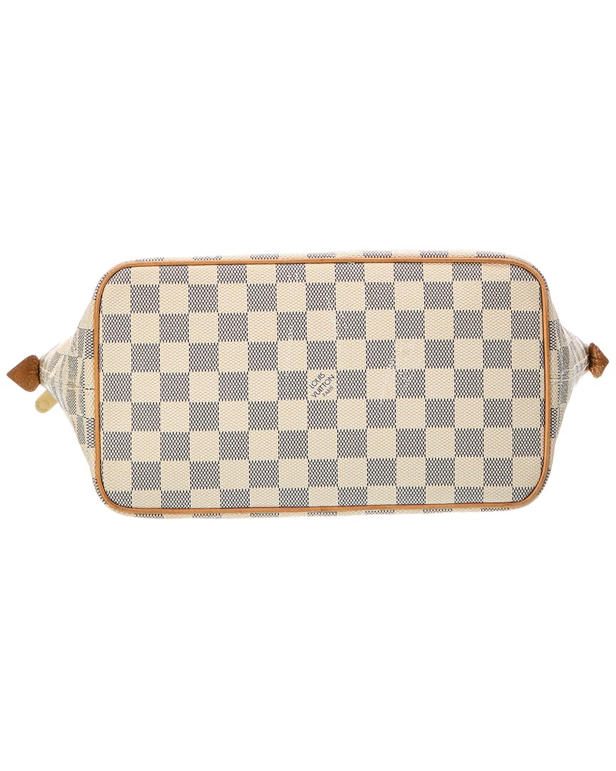 Louis Vuitton White Damier Azur Saleya Pm (   )